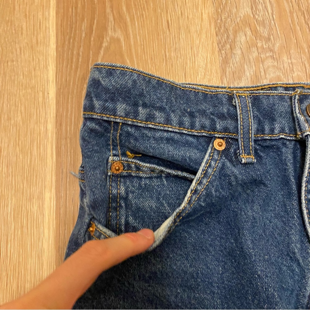 Vintage Levi’s 517 Bootcut Orange Tab 30x32 Denim Jeans Made in USA 90s Flare - Picture 4 of 7
